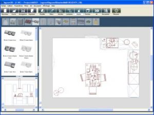 vue ensemble logiciel cuisine 3D